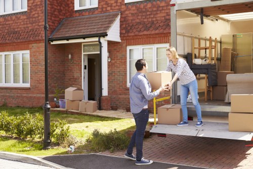 Commercial van transport for business deliveries in Morden