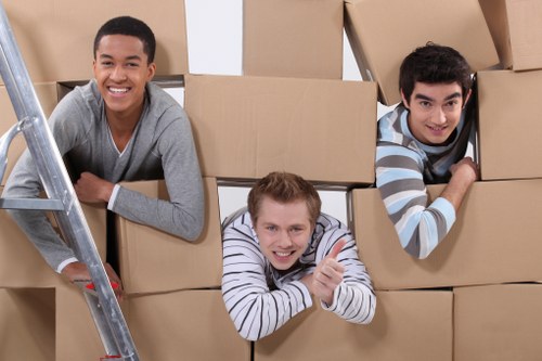 Professional moving team providing local man and van service in Morden